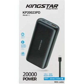 تصویر پاور بانک فست شارژ 20000 کینگ استار Kingstar KP20023PD QC3.0 PD 20W Kingstar KP20023PD QC3.0 PD 20W 20000mAh Power Bank