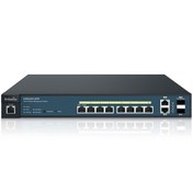 تصویر سوئیچ شبکه 8 پورت انجنیوس Engenius Managed PoE Switch EWS5912FP Engenius 8-Port Managed Gigabit 130W PoE+ Switch EWS5912FP