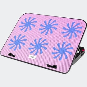 تصویر پد خنک کننده لپ تاپ ICE COOREL مدل A9 pink 