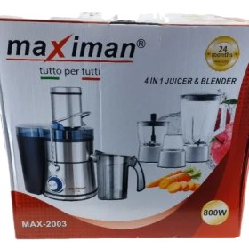 تصویر آبمیوه گیری ولومی 4 کاره مکسی من مدل 2003 2003 maxi-man 4-function voluminous juicer