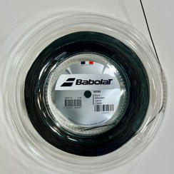 تصویر رول زه 200 متری راکت تنیس بابولات Xcel مشکی 