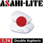 تصویر عدسی طبی 1.74 دبل آسفریک آساهی ASAHI DAS 