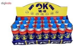 تصویر اسپری روان کننده اوکی مدل WD-40 حجم 450 میلی لیتر بسته 24 عددی 