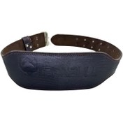 تصویر کمربند بدنسازی چرم طبیعی لیزارد IRONBULL 