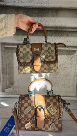 تصویر کیف طرح چهار خونه 