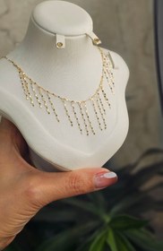 تصویر گردنبند طلا شرابه 