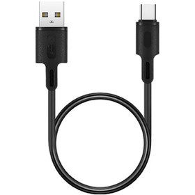 تصویر کابل تبدیل USB به USB-C راک رز مدل Beta AC Mini طول 0.3 متر 