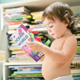 تصویر مجموعه 3 عددی کتاب پارچه ای جغجغه ای سوببر Sobebear 