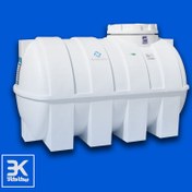 تصویر مخزن آب افقی سه لایه پلی اتیلن 1000 لیتری پلاستونیک مدل 7351 PLASTONIC Horizontal Three-layer polyethylene water tank 1000 lit