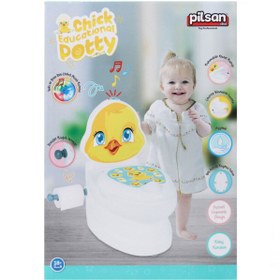 تصویر آداپتور توالت و لگن زرد پسرانه دخترانه بچگانه OCUK اورجینال Fisher Price 