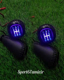 تصویر سر دنده چراغ دار LED RGB 