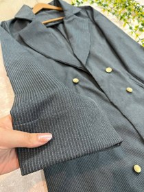 تصویر مانتو اداری بلند دیپلمات 