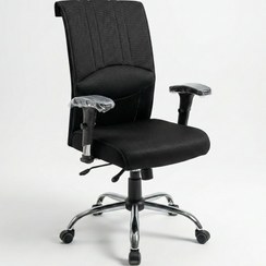 تصویر صندلی گردان کارمندی کرکره ای مدل چشمی طبی - چرم 