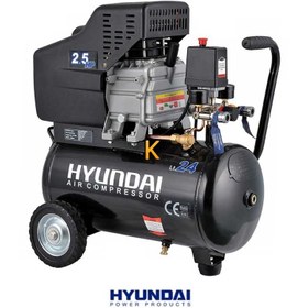 تصویر | کمپرسور هوا 25 لیتری هیوندای مدل AC-2425 