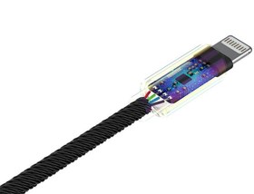 تصویر کابل تبدیل USB به Lightning دیویا مدل Storm Zinc Alloy Cable به طول 1 متر 