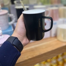 تصویر ماگ اداری دو رنگ 