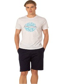 تصویر پیژامه و لباس خواب مردانه سفید پیرکاردین | TYC1870C75341C4FC8D287800 اورجینال 