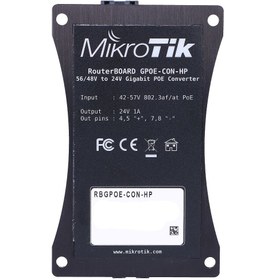 تصویر مبدل POE میکروتیک MIKROTIK RBGPOE-CON-HP 