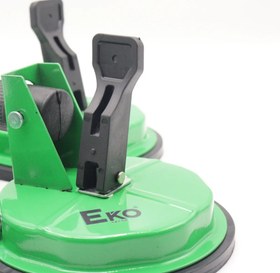 تصویر قاپک آلومینیومی چهار قلو اکو EGS-4 Eko Glass Sucker