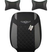 تصویر روکش صندلی پارچه ای خودرو سوشیانت مدل G مناسب برای ساینا به همراه پشت گردنی 