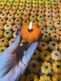 تصویر شمع کدو‌تنبل Candle