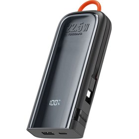 تصویر پاوربانک 10000 به همراه کابل لایتنینگ و تایپ‌سی مک‌دودو MCDODO MC-116 22.5W Power Bank 