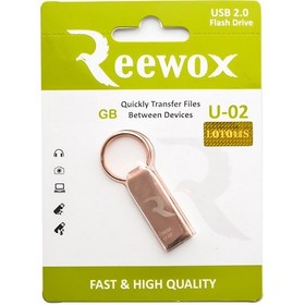 تصویر فلش 128 گیگ ریووکس مدل U02 USB2.0 Reewox U02 USB Flash Drive 128GB, USB 2.0