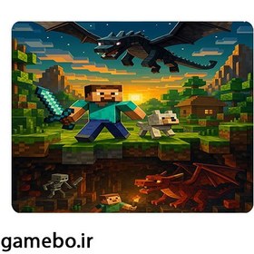 تصویر ماوس پد طرح ماینکرفت(minecraft) کدMP1046 