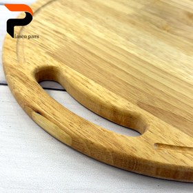 تصویر تخته گوشت بزرگ گرد چوبی A150 