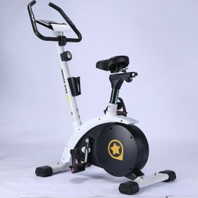 تصویر دوچرخه ثابت خانگی ایستاده لیدر اسپرت مدل 6260 exercise-bicycle-leader sport