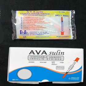 تصویر سرنگ انسولین آوا نیم واحدی گیج 31 