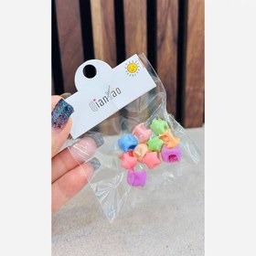 تصویر مهره مو رنگی 