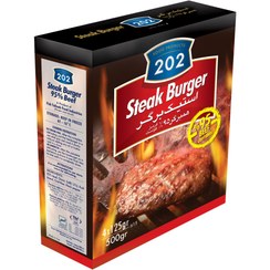 تصویر همبرگر 95 درصد گوشت قرمز 202 – 500 گرم 