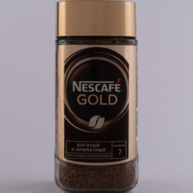 تصویر قهوه فوری نسکافه گلد روسی 200 گرمی INSTANT COFFEE NESCAFE GOLD 