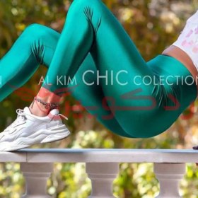 تصویر لگ شاین آبی درباری - لارج Alkim Chic Leg