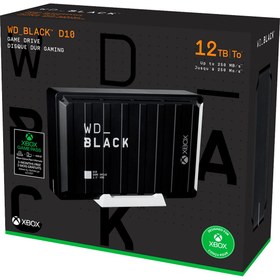 تصویر هارد اکسترنال وسترن دیجیتال مدل BLACK D10 Game Drive for Xbox ظرفیت 12 ترابایت BLACK D10 Game Drive for Xbox 12TB Desktop External Hard Drive