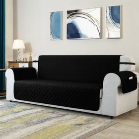 تصویر کاور مبل 8 نفره پوشپاک کاور مدل Fabric 8-180 - کرم 