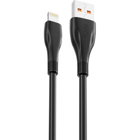 تصویر کابل شارژ سریع یواس‌بی به لایتنینگ یک متری ایکس‌او XO NB185 Lightning 6A fast charger cable 