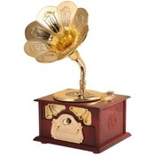 تصویر گرامافون موزیکال کشودار 