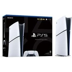 تصویر کنسول بازی سونی مدل PlayStation 5 Slim Digital Edition ظرفیت یک ترابایت ریجن 2000 آسیا به همراه دسته اضافه 