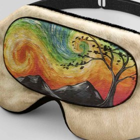 تصویر طرح نقاشی برای چشم بند خواب کورال Paint Design for Coral605 Sleep Mask