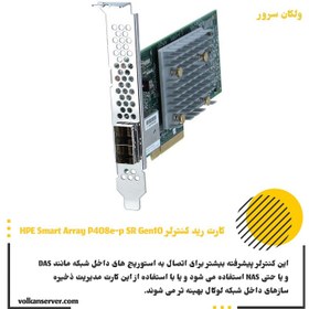 تصویر کارت رید کنترلر HPE Smart Array P408e-p SR Gen10 