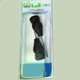 تصویر درفش چرم دوزی و کفاشی دسته پلاستیکی و بسیار تیز بسته 2 عددی 