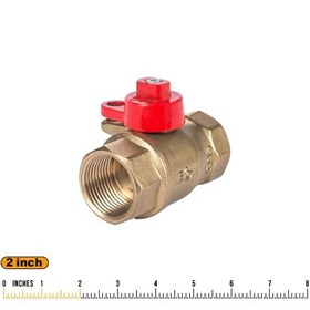 تصویر شیر گازی قفلی نگین سایز ۱ اینچ 