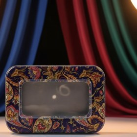 تصویر ظرف باقلوا کوچک بسته بندی فلزی مناسب ۲۵۰ گرم 