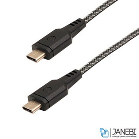 تصویر کابل شارژ سریع و انتقال داده تایپ-سی به تایپ-سی انرژیا Energea Nylotough Cable USB-C 1.5M 