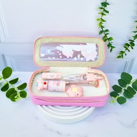 تصویر جامدادی دو طبقه شفاف 