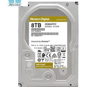 تصویر هارددیسک اینترنال وسترن دیجیتال مدل Gold ظرفیت 8 ترابایت Western Digital Gold Internal Hard Drive 8TB