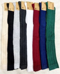 تصویر جوراب گندومی بالا زانو 