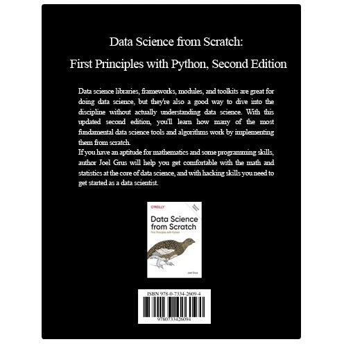 خرید و قیمت کتاب Data Science from Scratch: First Principles with ...